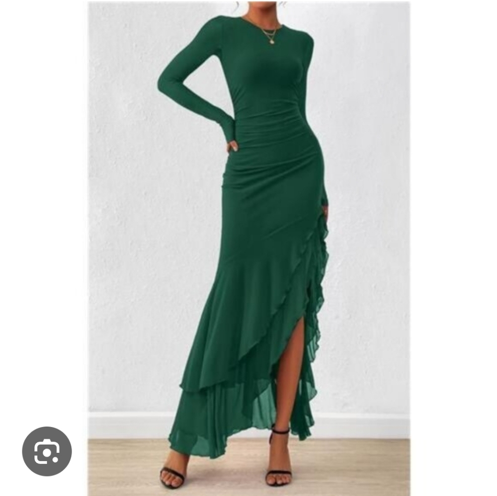 ASOS Elegant Green Maxi Dress